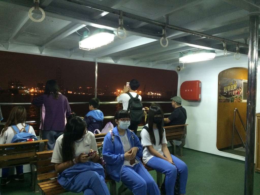 On the ferry to Cijin Island