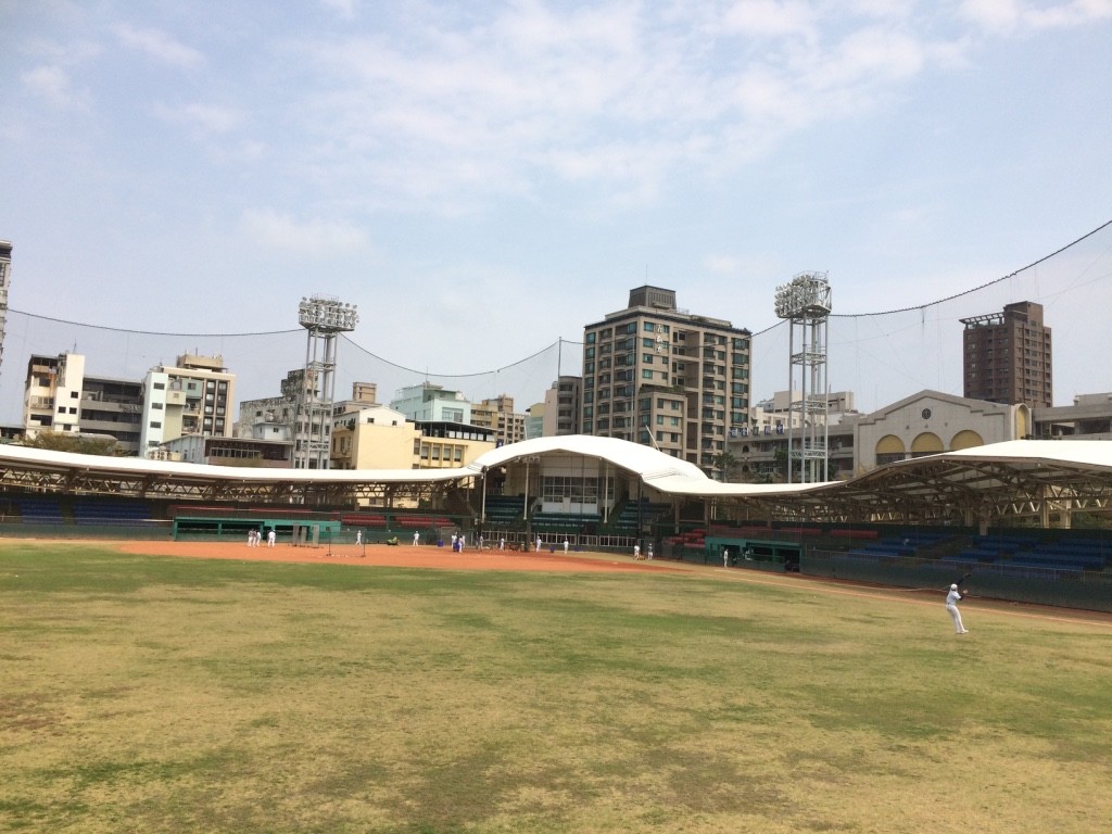 Doosan Bears practicing