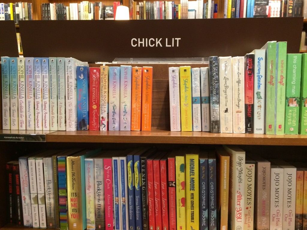 "Chick Lit" is a genre at Eslite