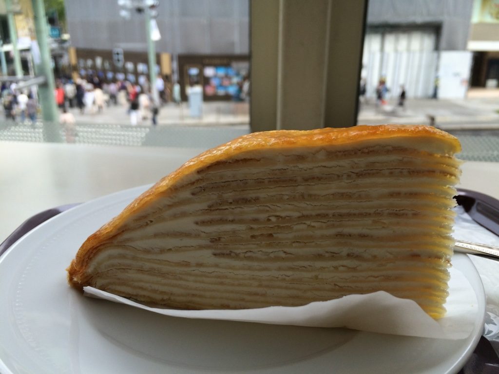 Delicious crepe mille-feuille.