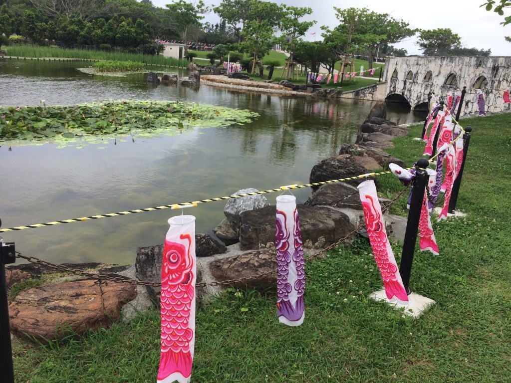 Carp flags are all over the park