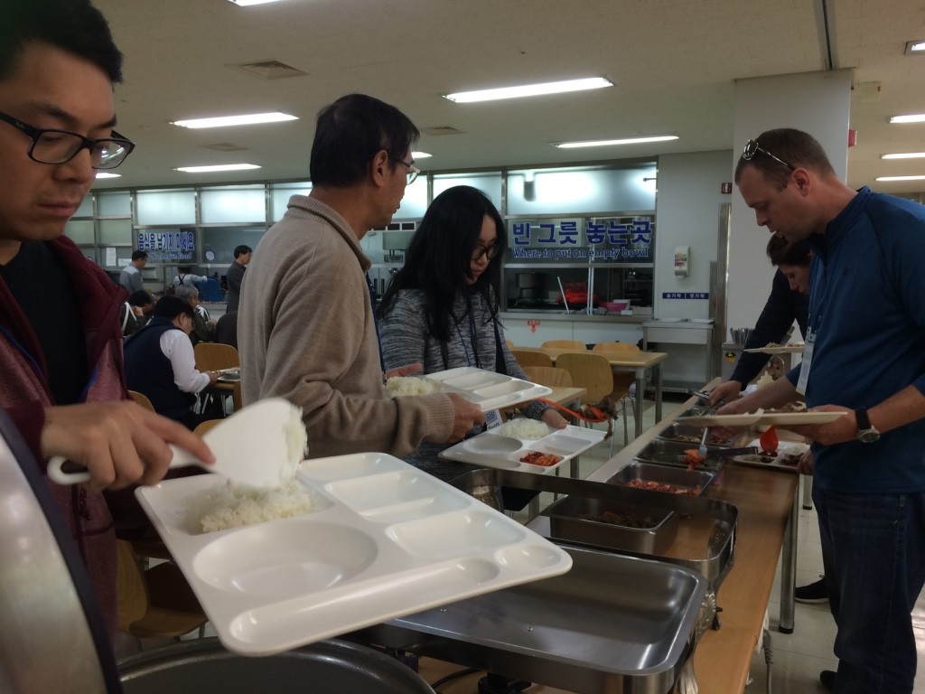 Lunch was 10,000 KRW = $11.35 CAD. We only ordered one lunch 