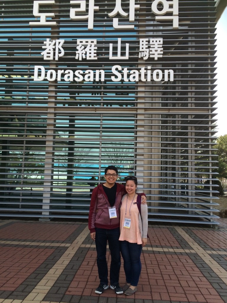 At the deserted Dorasan Station