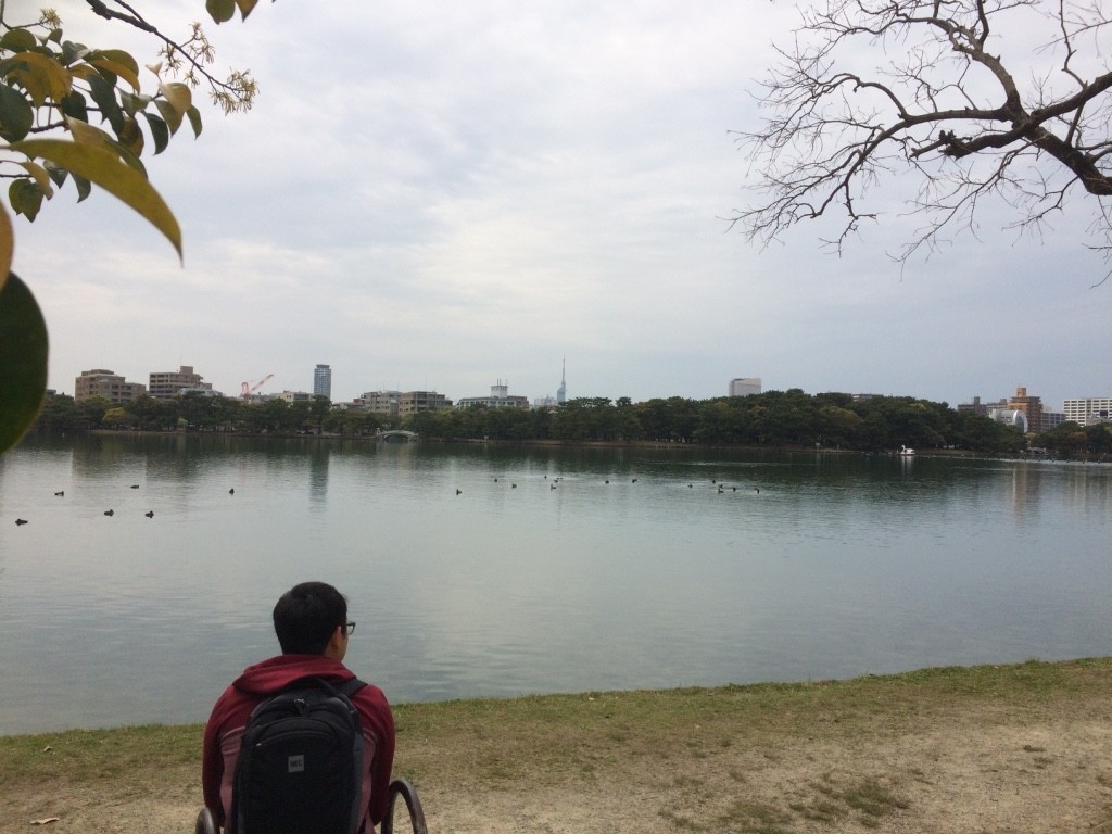 Ohori Park pond