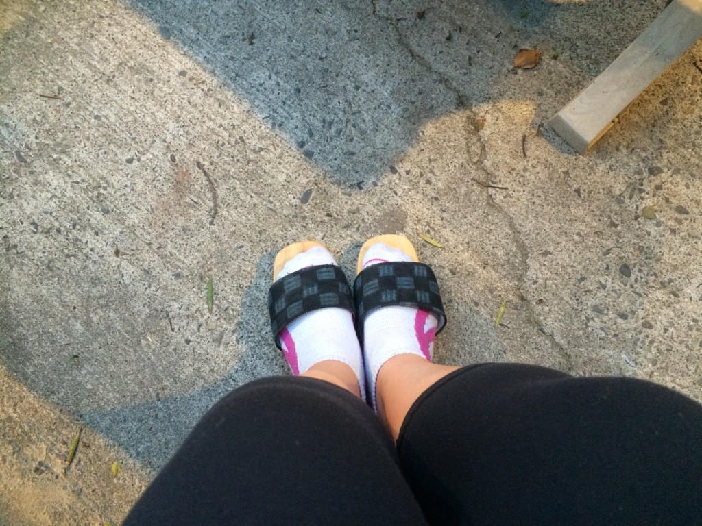 Sock and sandals - the Japanese way