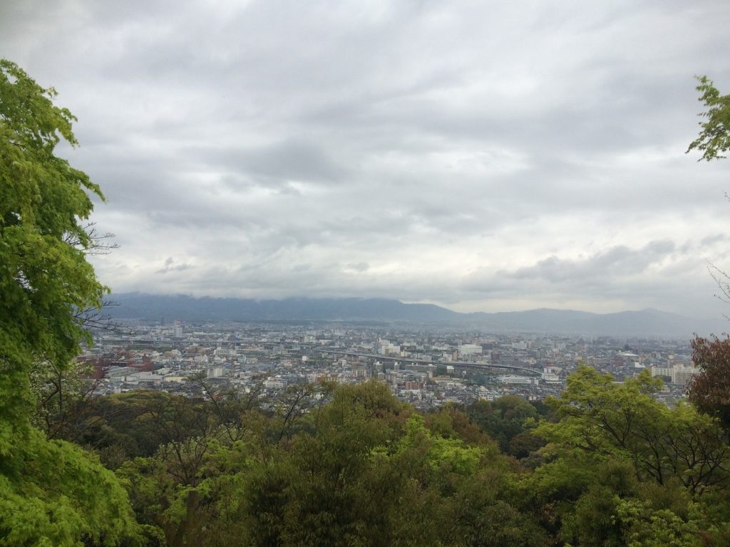 Kyoto from the view points on Mount Inari