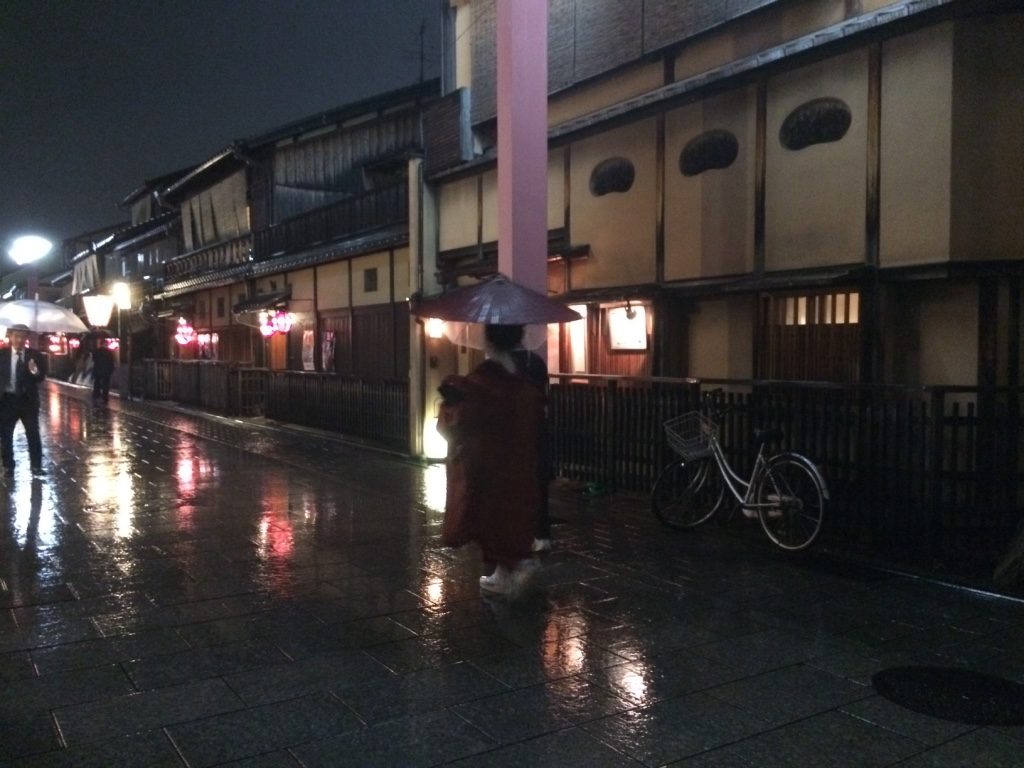 It was hard to get clear shots of the geisha since they walked so fast