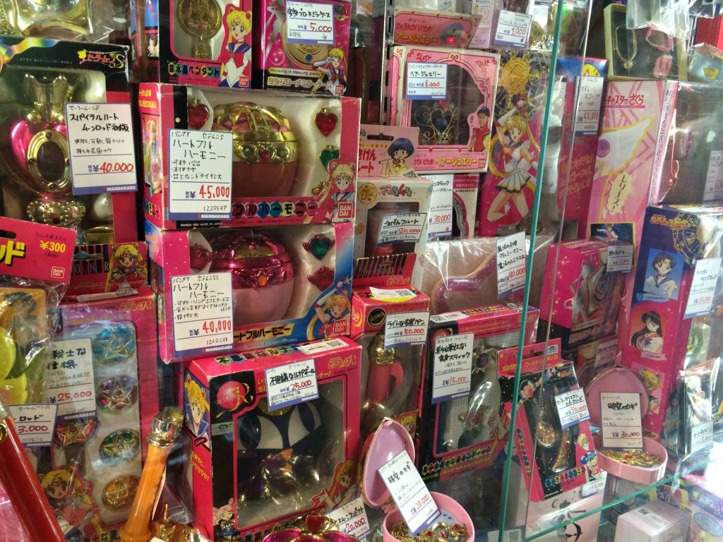 Sailor Moon toys. One of the only sections I was most interested in.