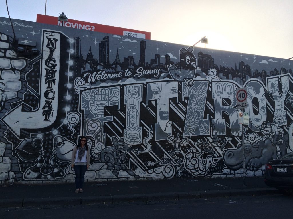 Welcome to Fitzroy! (on Johnston between Brunswick and Smith St.)