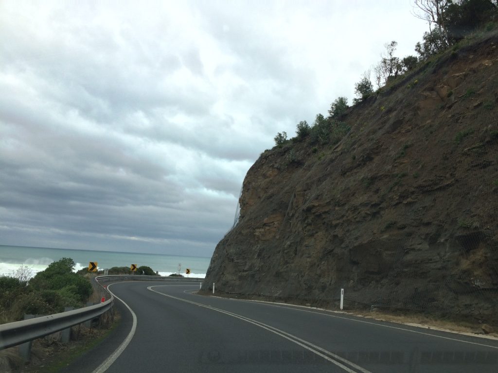 Winding roads of the Great Ocean Road