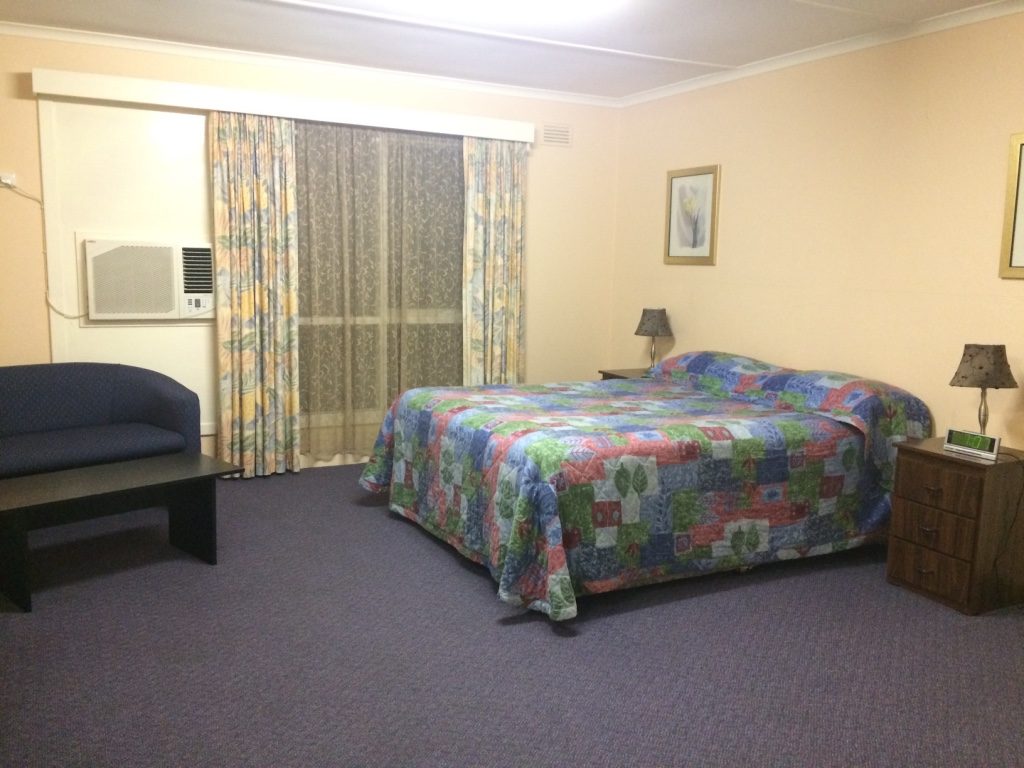 Our motel room for the night at Motel Mount Gambier