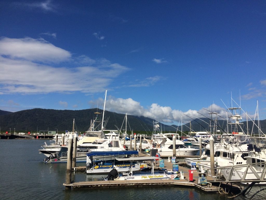 With the hills in the background, the marina looks like it could be in BC