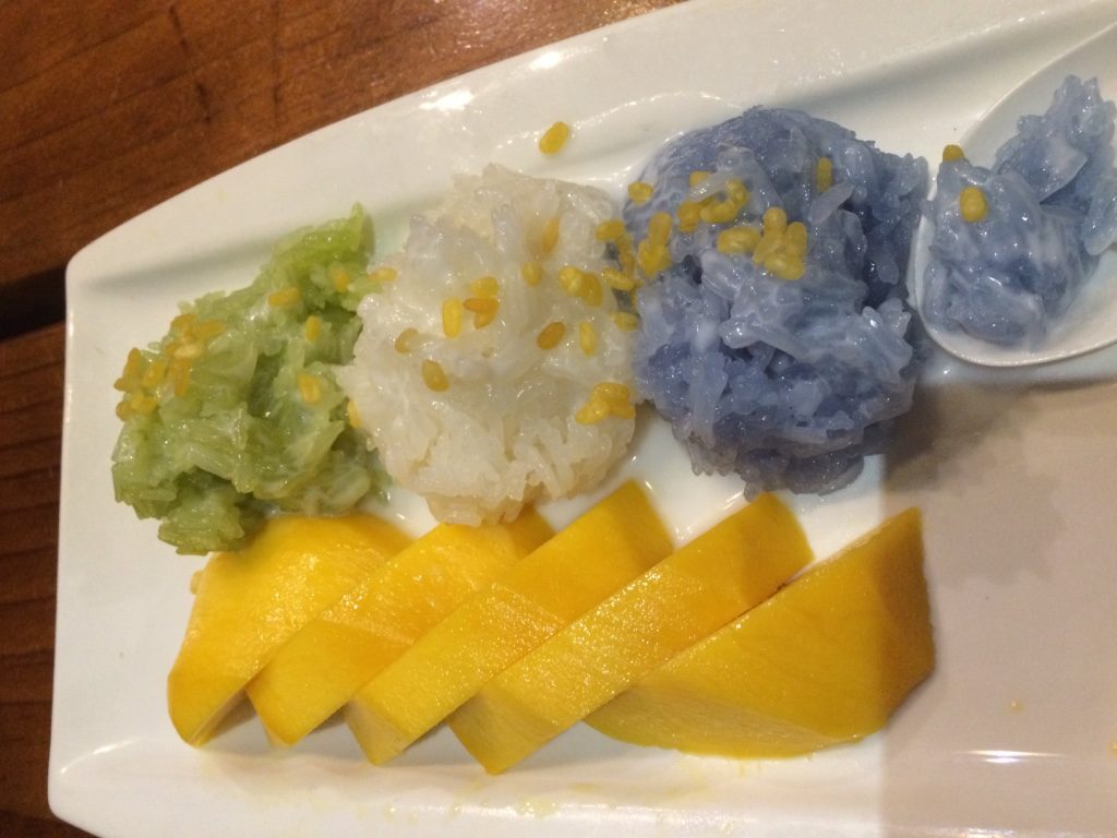 Mango sticky rice. My favourite Thai dessert!