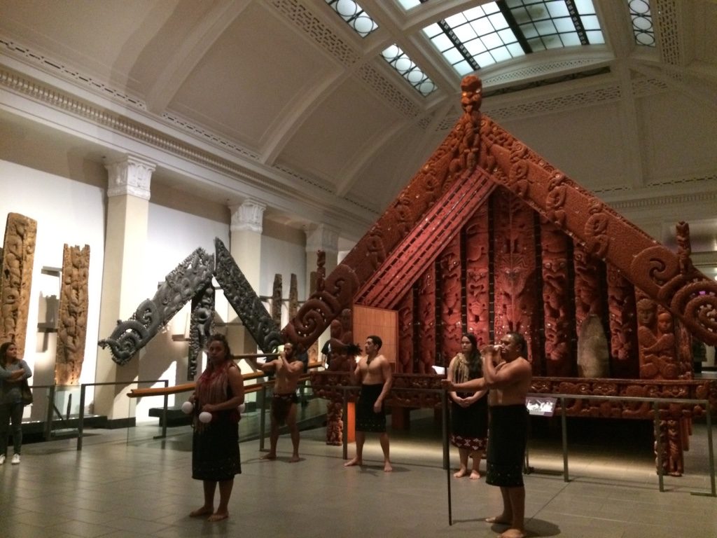 Maori show starting for those who paid extra for it