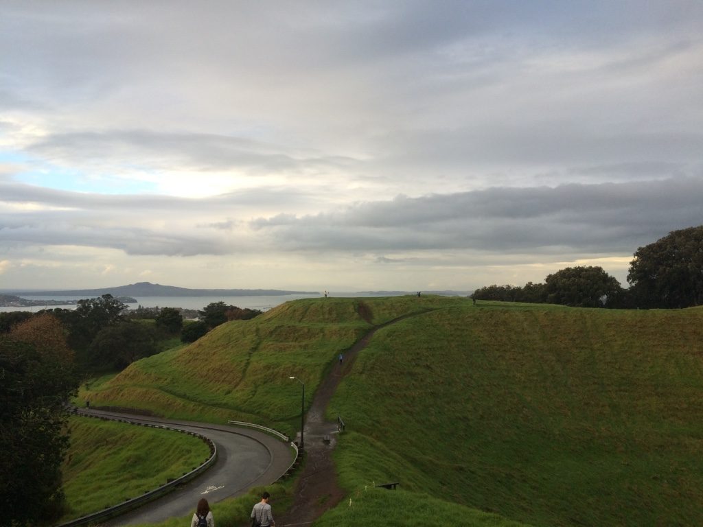 You can see the surrounding islands in the distance