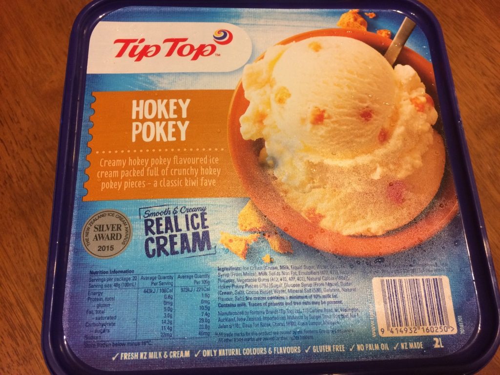 I approve of Hokey Pokey ice cream