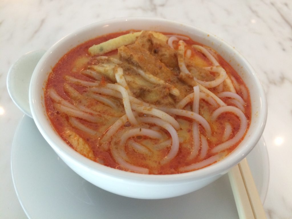 Laksa from the lounge