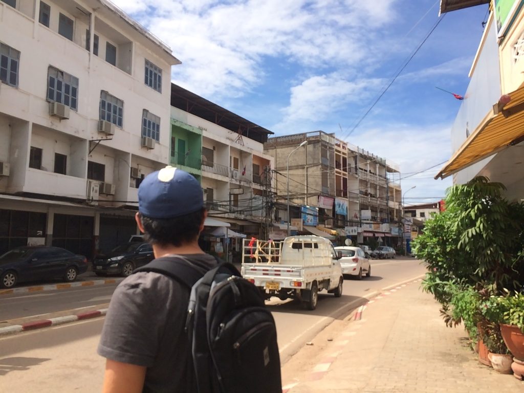 Vientiane streets on our way to Ray's 