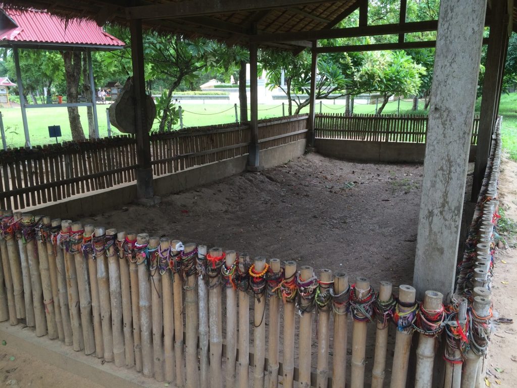 One of the mass grave sites