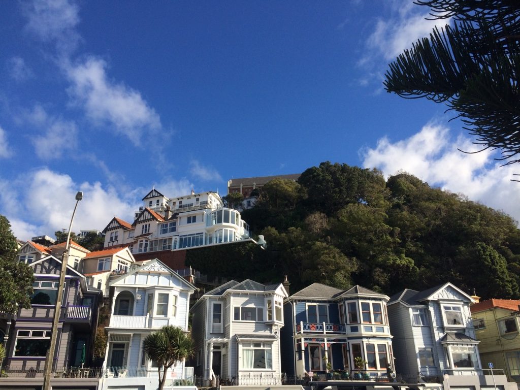 Cute houses on the hill