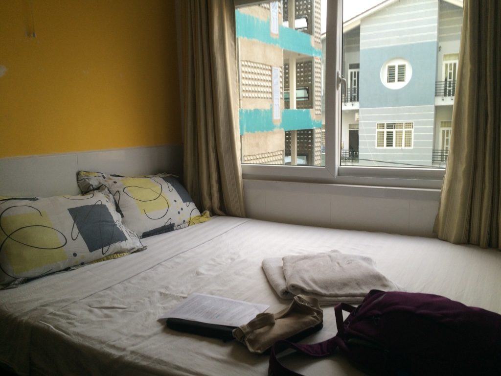Our single room at Hotel Xoai