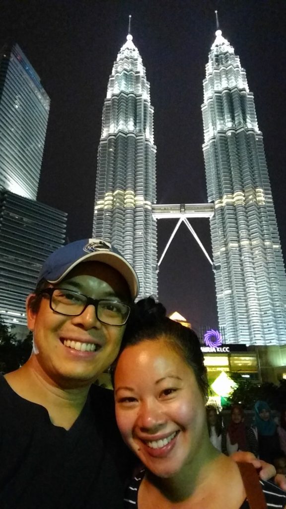 Last selfie with the Petronas Towers