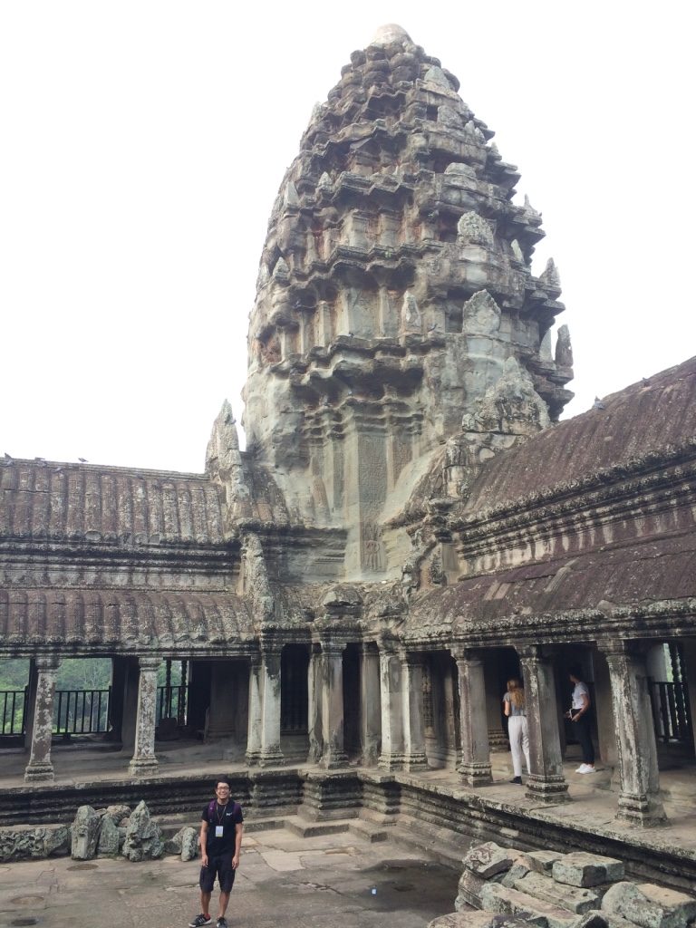 On top of Angkor Wat