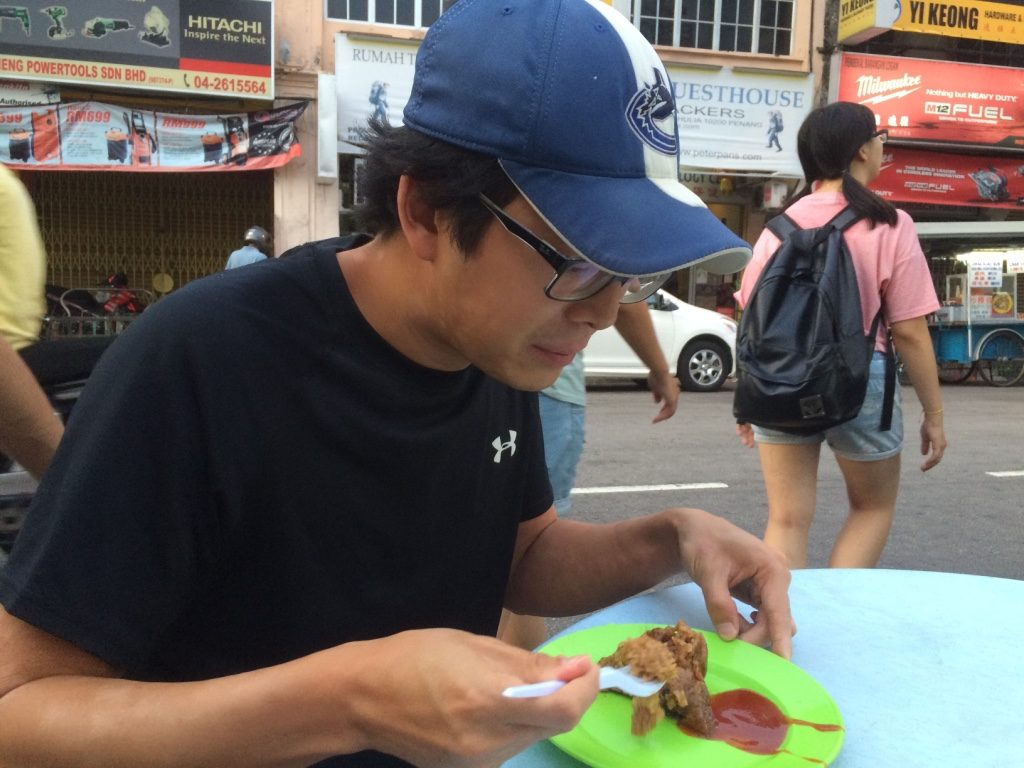 The first thing Tim ate in Penang in its entirety 